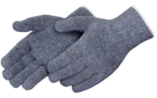 Gray String Knit Gloves (Pack of 5 pair)
