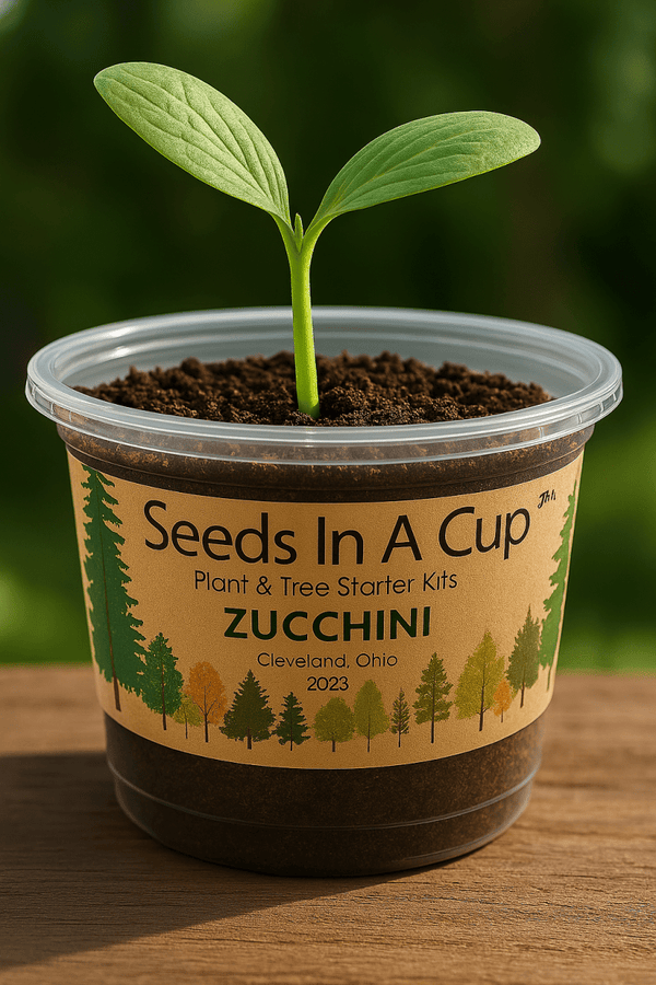 Zucchini | Plant Seed Starter Grow Kit | Seeds In A Cup®